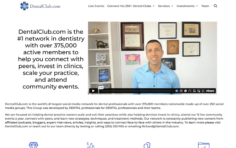 DentalClub.com homepage